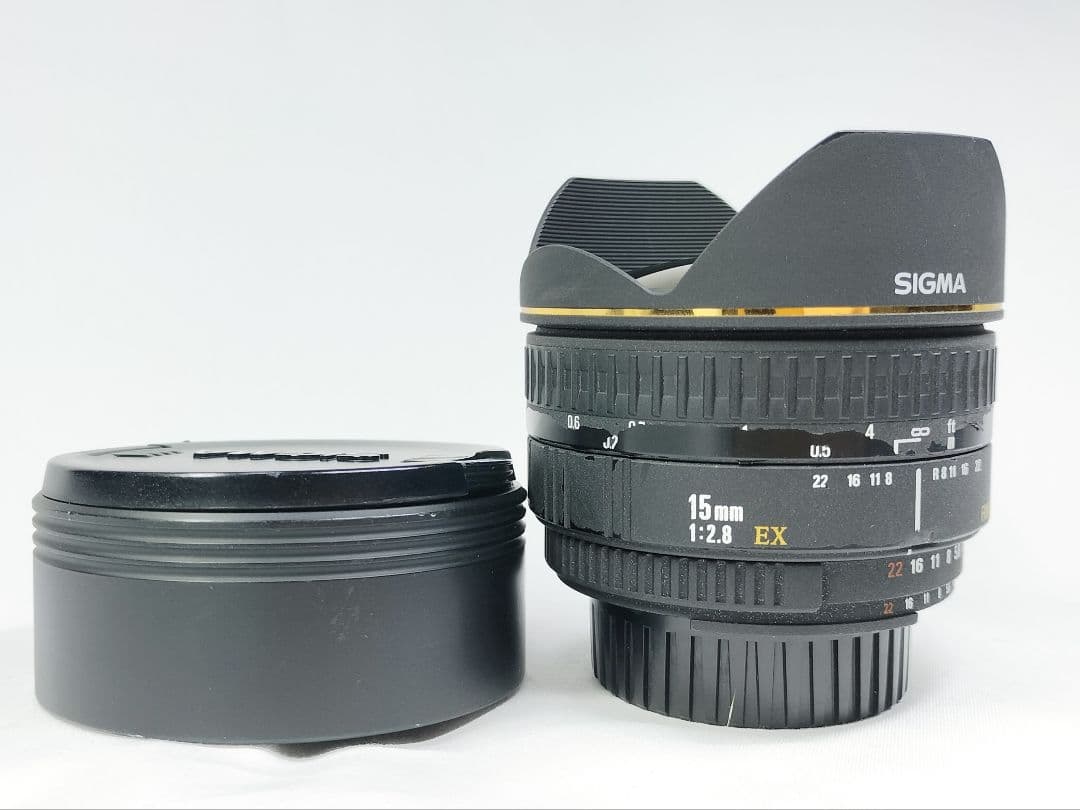 動確/並品 Sigma 15mm F2.8 EX Fisheye 180 ニコン Amazon.com : Sigma 15mm F2.8 EX Diagonal Fisheye Lens for Nikon