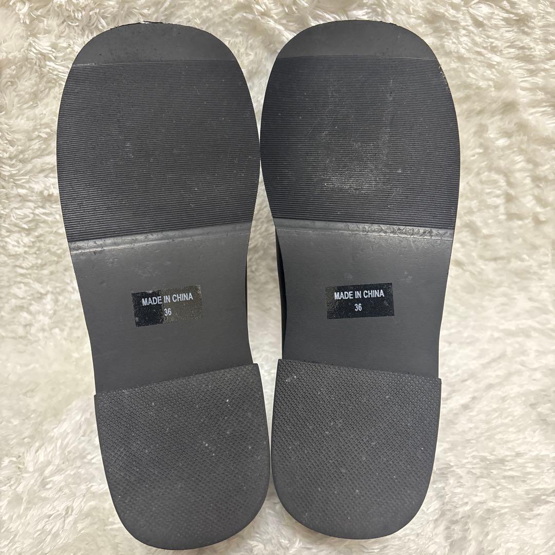 anuke【アンヌーク】 ローファー フラットシューズ スリッポン 23cm