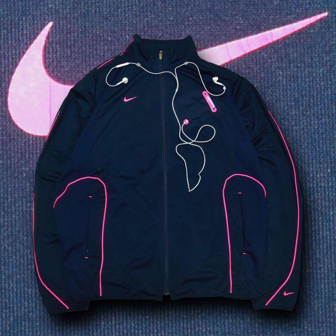 00s NIKE archive ナイロンジャケット mp3ポケット イヤホン - メルカリ