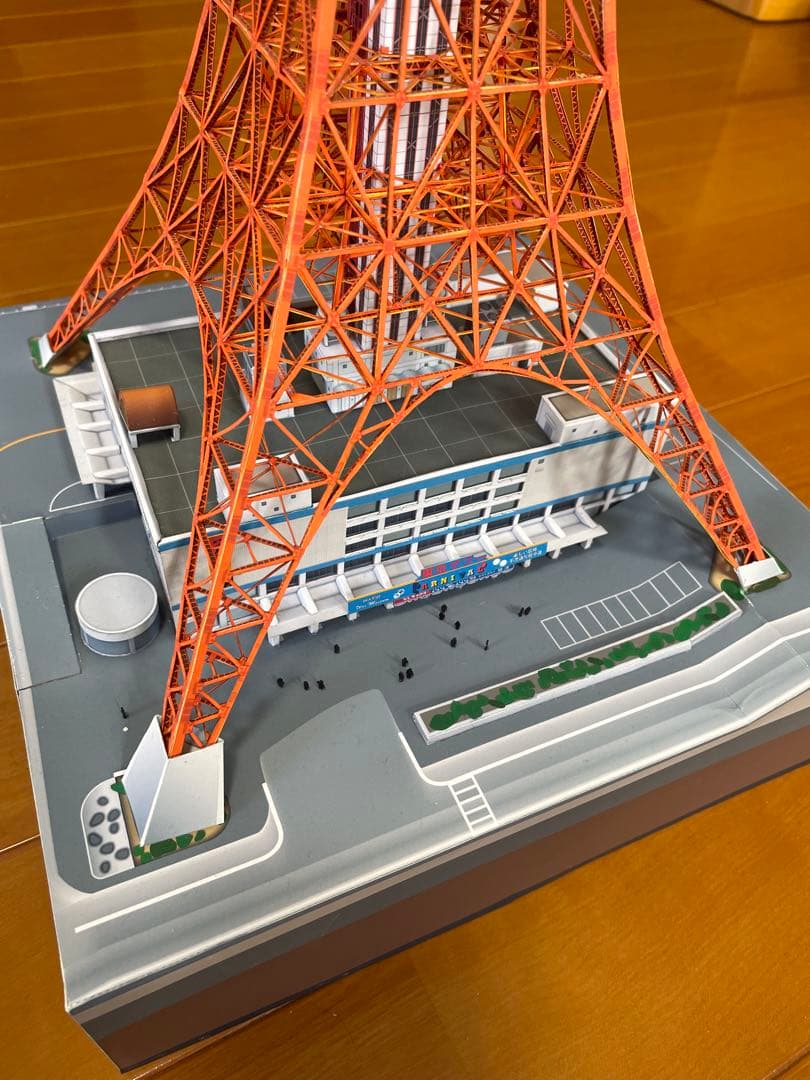 東京タワーペーパークラフト完成品1/500スケール 模型 プラモ ランド