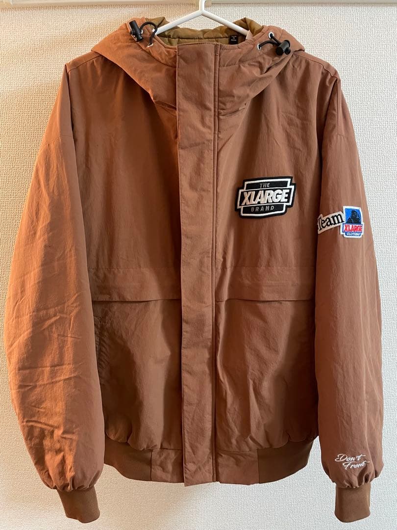 X−LARGE ブラウン ダウンジャケット サイズL - メルカリ