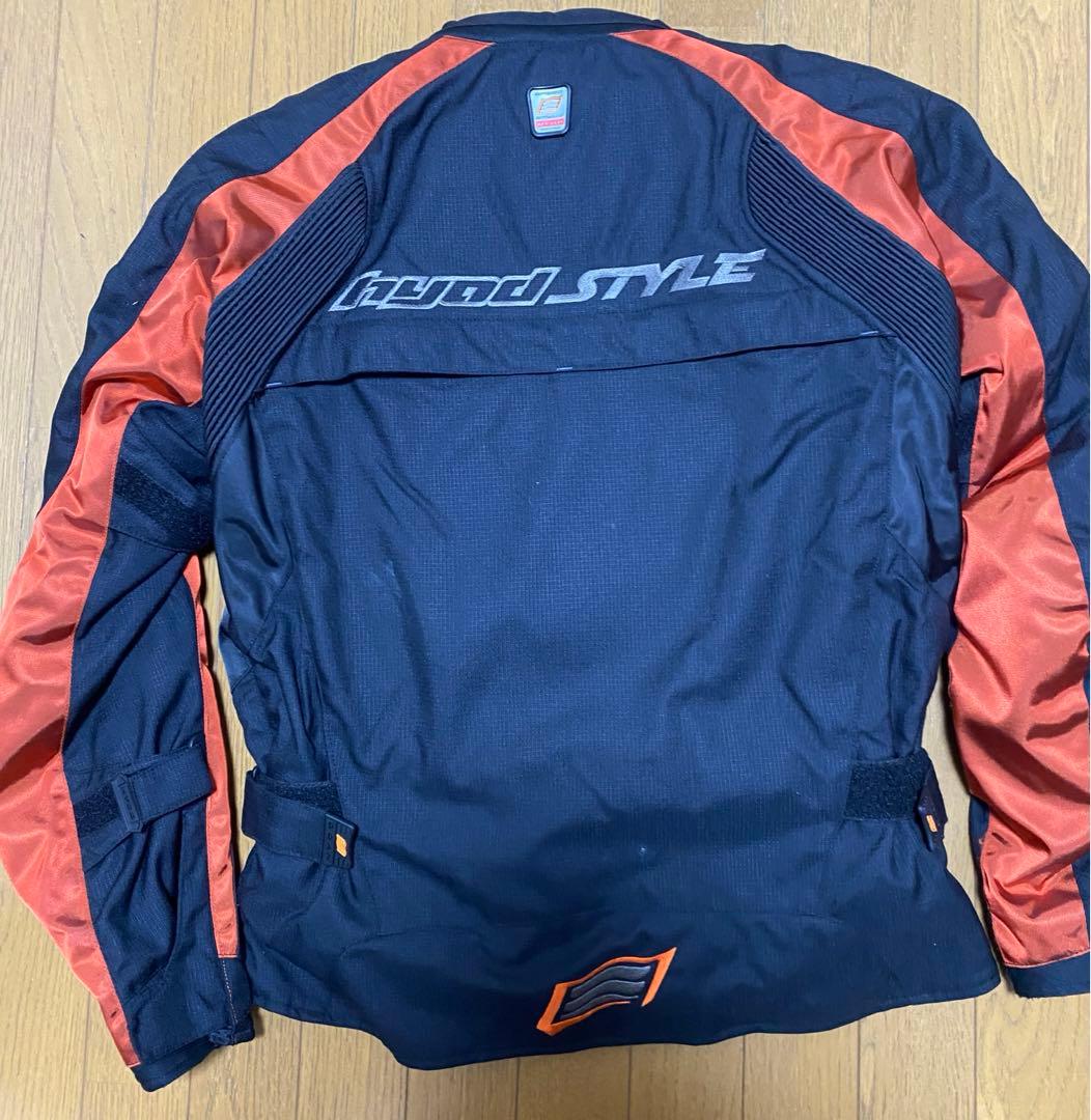 HYOD 冬用バイクジャケット L 黒/オレンジ - メルカリ