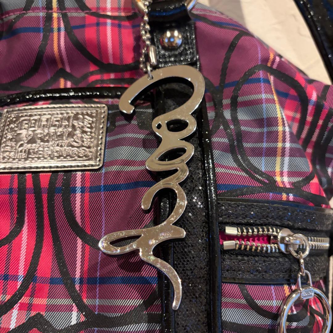極美品】COACH ポピー シグネチャー ショルダーバッグ 2way y2k - メルカリ