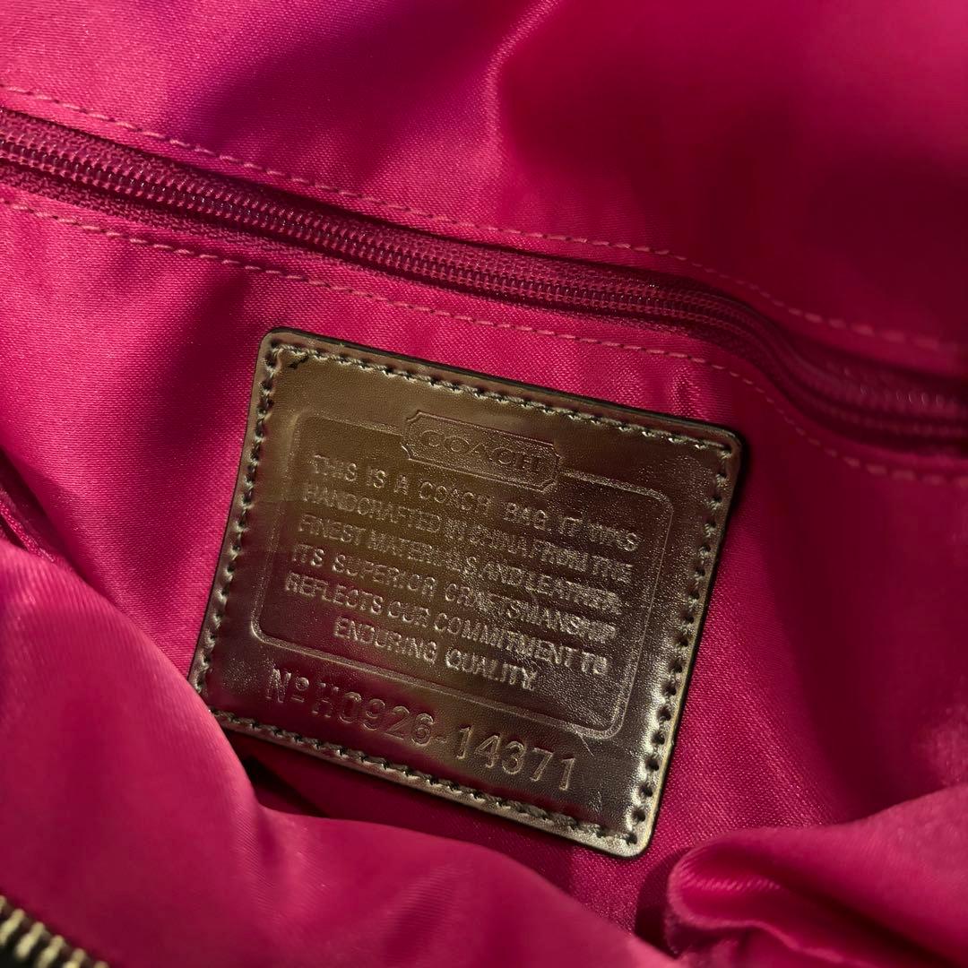 極美品】COACH ポピー シグネチャー ショルダーバッグ 2way y2k - メルカリ