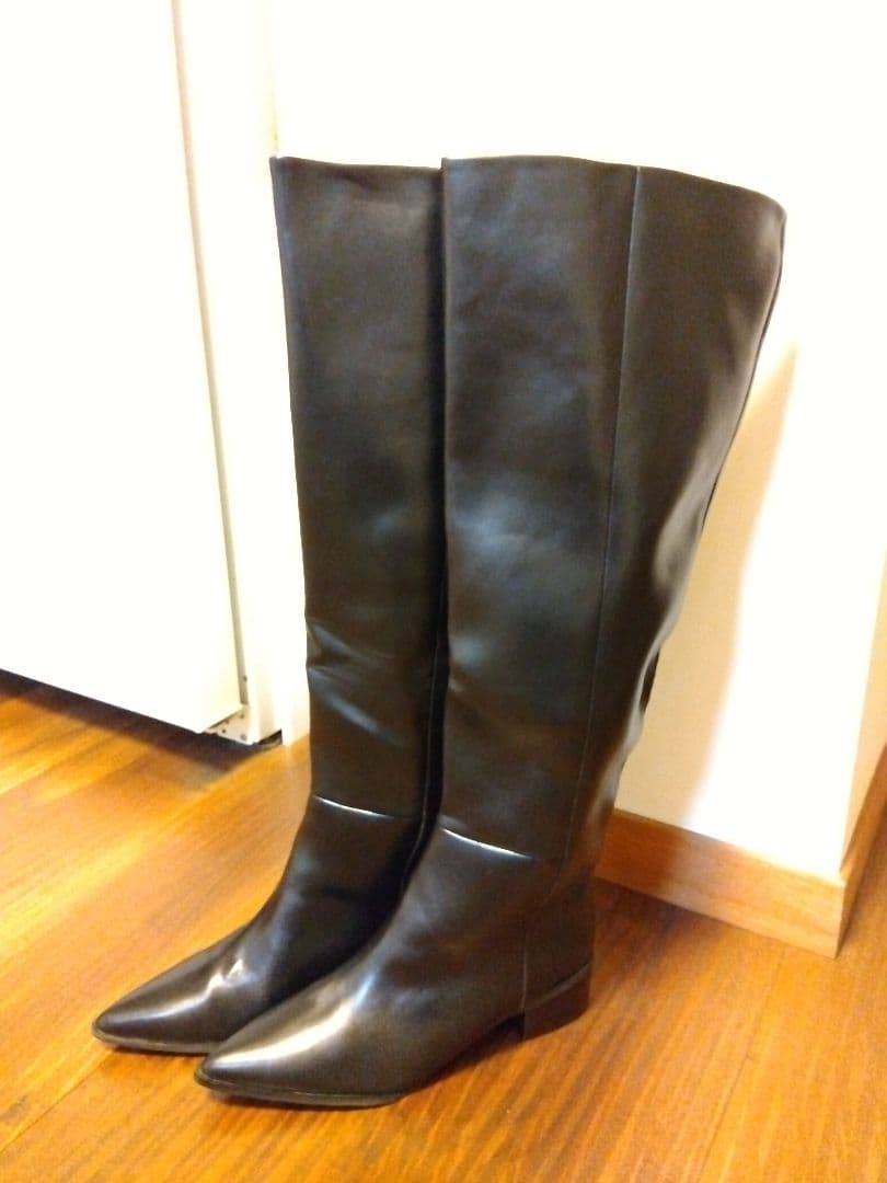 1月17日限定特価　高評価　完売商品　ユニセックス　スタイリッシュニーハイブーツ