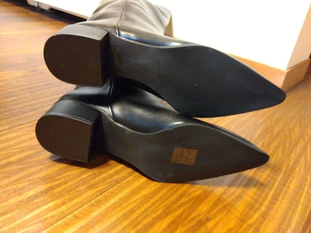 1月17日限定特価　高評価　完売商品　ユニセックス　スタイリッシュニーハイブーツ