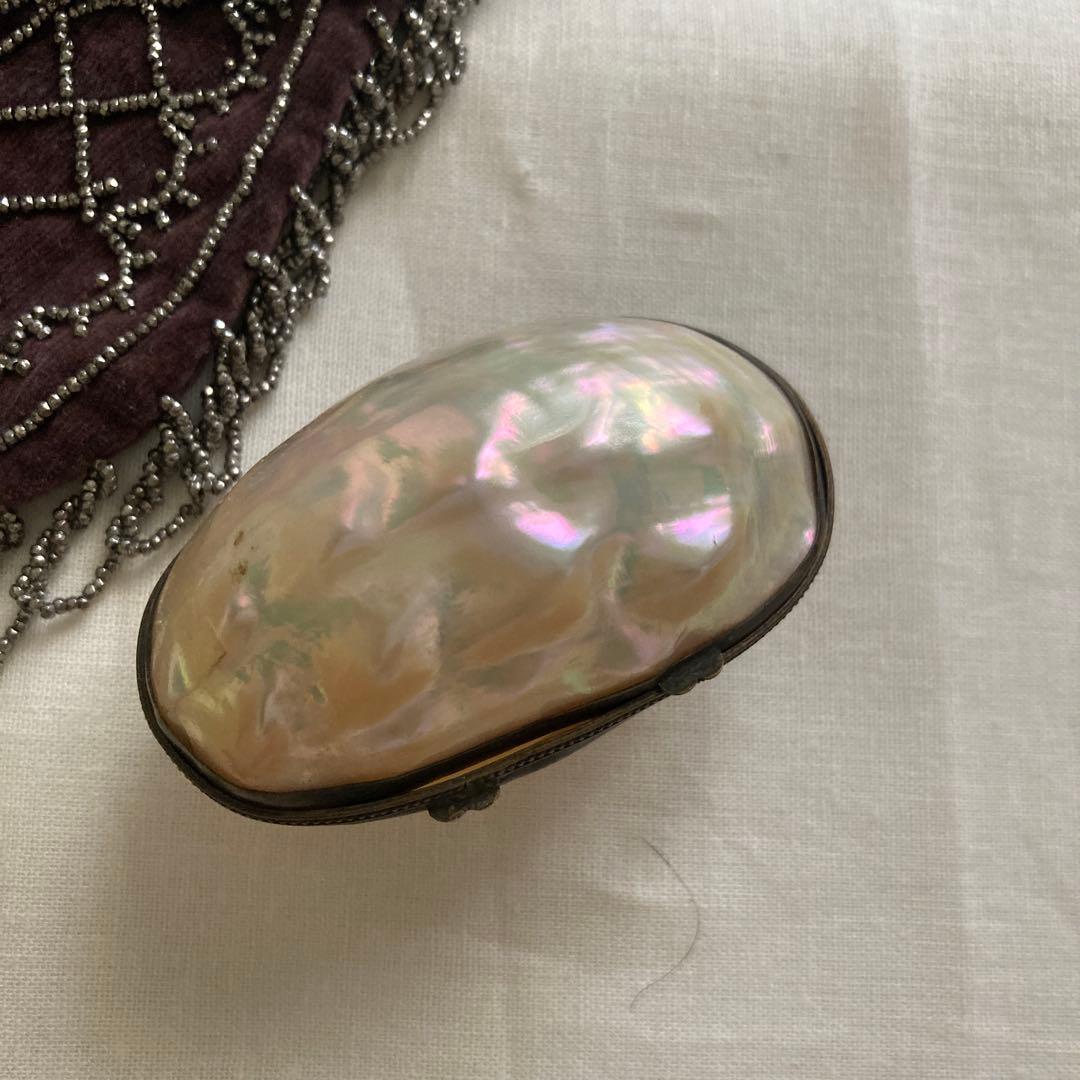 フランスアンティーク ②マザーオブパール・ロザリオケース