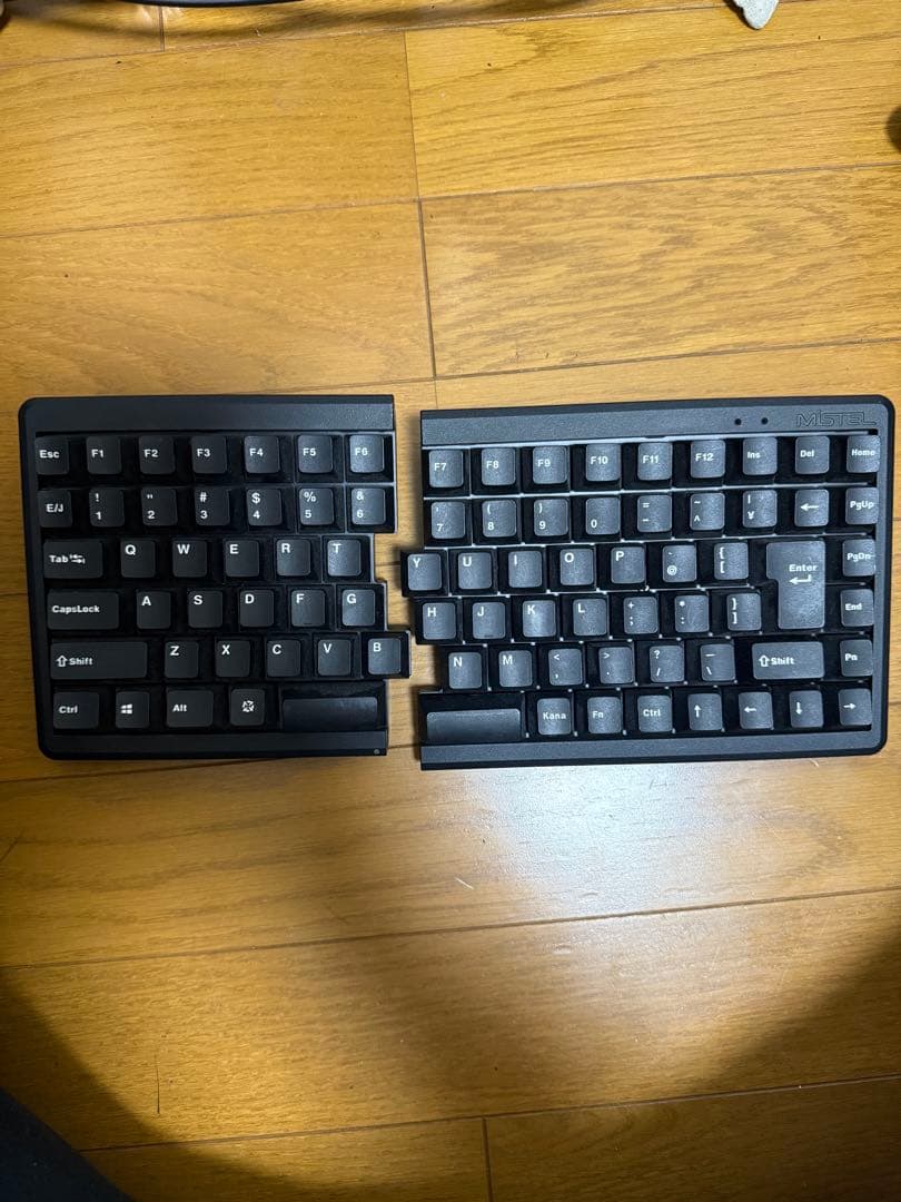 MISTEL 分割型キーボード MD770 日本語配列　赤軸 レンタル] Mistel BAROCCO MD770 赤軸 分割キーボード MD770-RUSPDBBA1