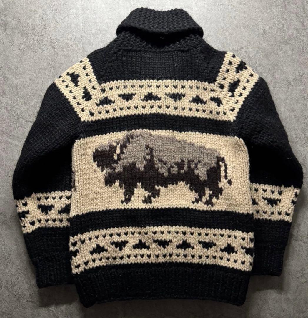 激レア】Kanata カナタ Sカウチンセーター バッファロー柄 ネイティブ