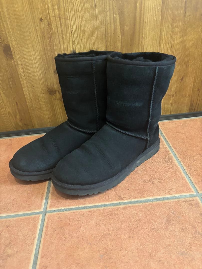 UGG アグ　ブーツ　27センチ　ブラック　メンズ　レディース UGG MENS CLASSIC SHORT II 