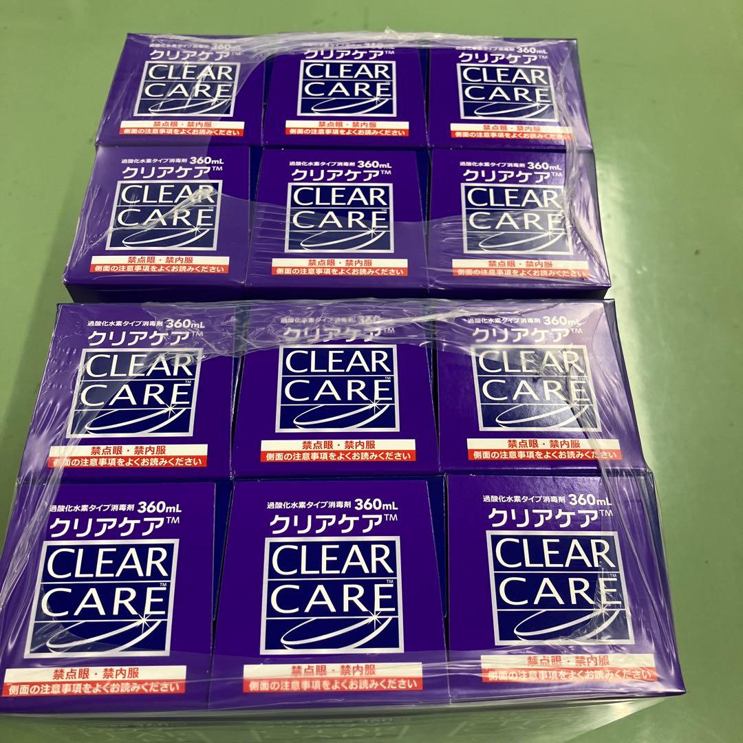 クリアケア ソフトコンタクト洗浄液 360mL 12個セット