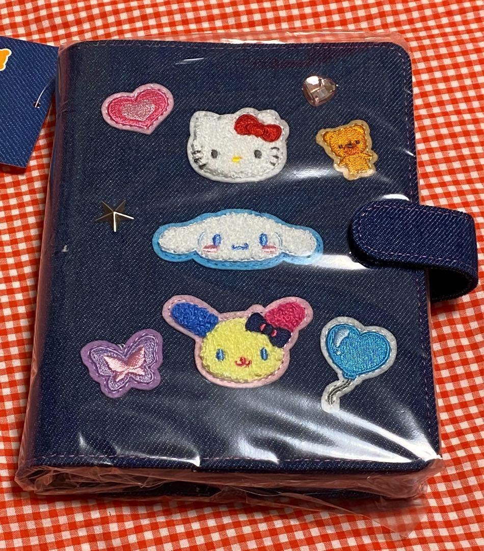 サンリオ デニムワッペン バインダー ファイル 推し活 カード チェキ