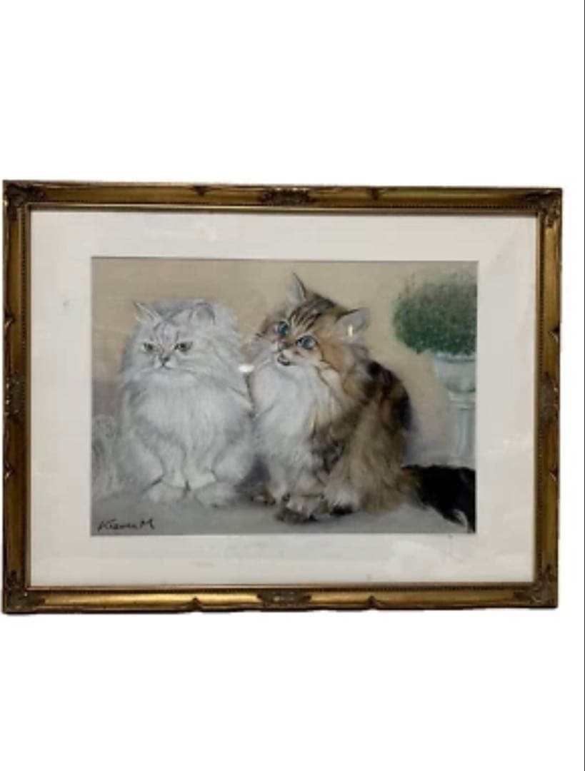 関口俊吾 水彩画 Seki guchi 金色フレーム