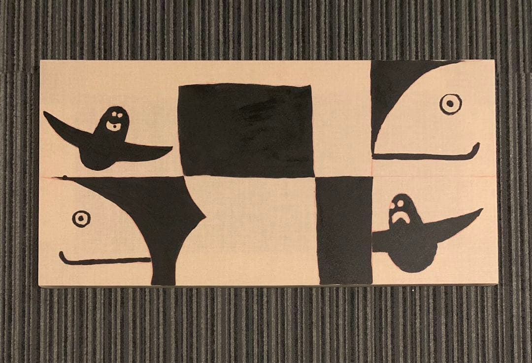 個展作品 mark gonzales gonz マークゴンザレス 直筆原画 個展作品 mark gonzales gonz マークゴンザレス 直筆キャンバス個展