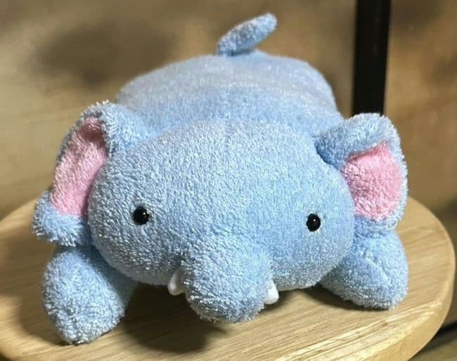 フリッカ ましゅまろせらぴ ゾウ ぬいぐるみ まつもと - メルカリ