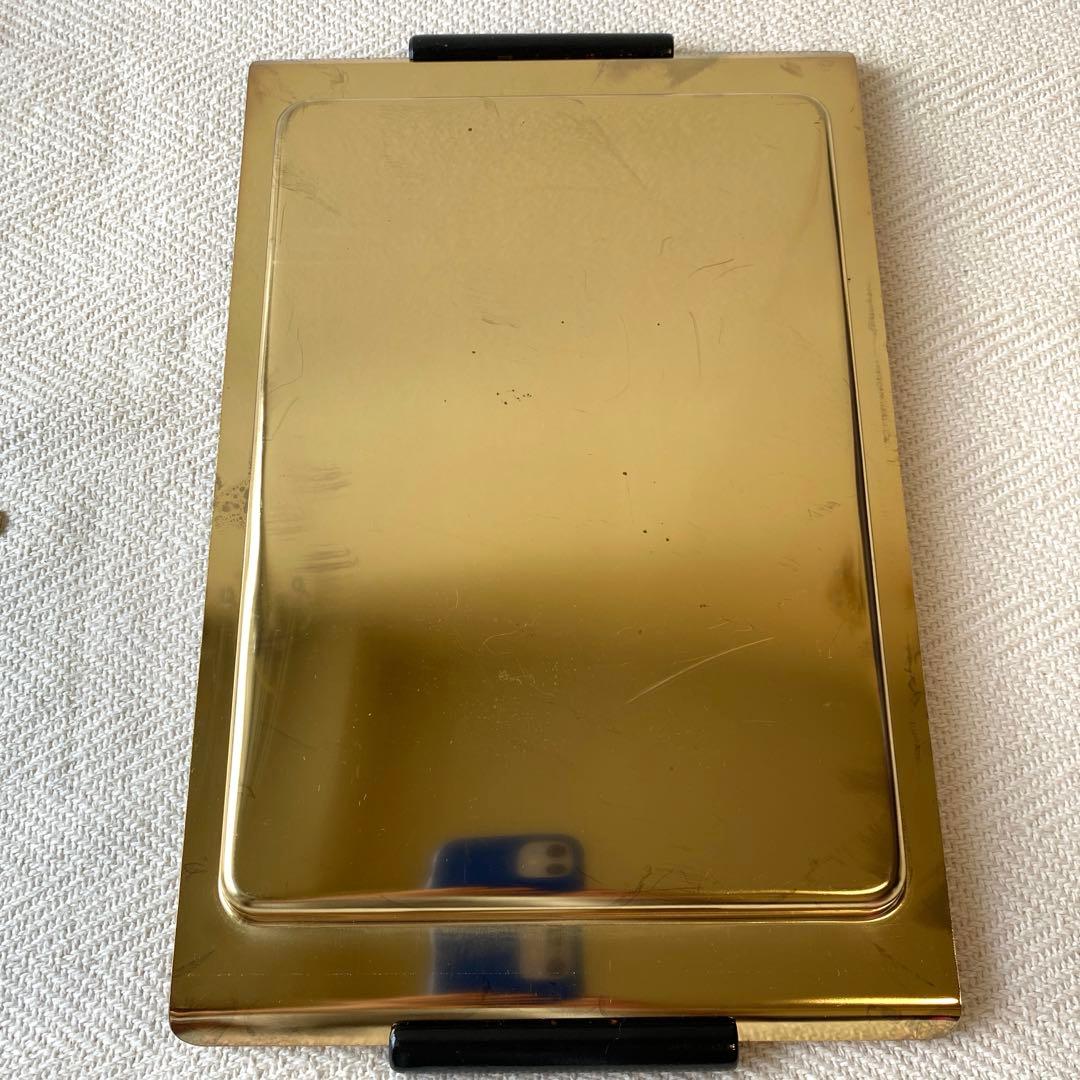 Canクリスタル硝子 金スウィーツプレート ティータイムセット16点