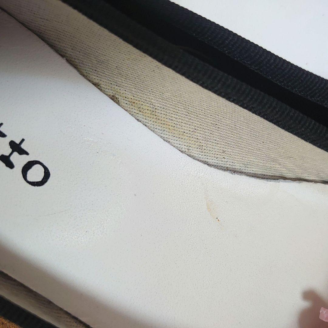 Repetto ブラック バレエシューズ　22.5cm 36サイズ　エナメル