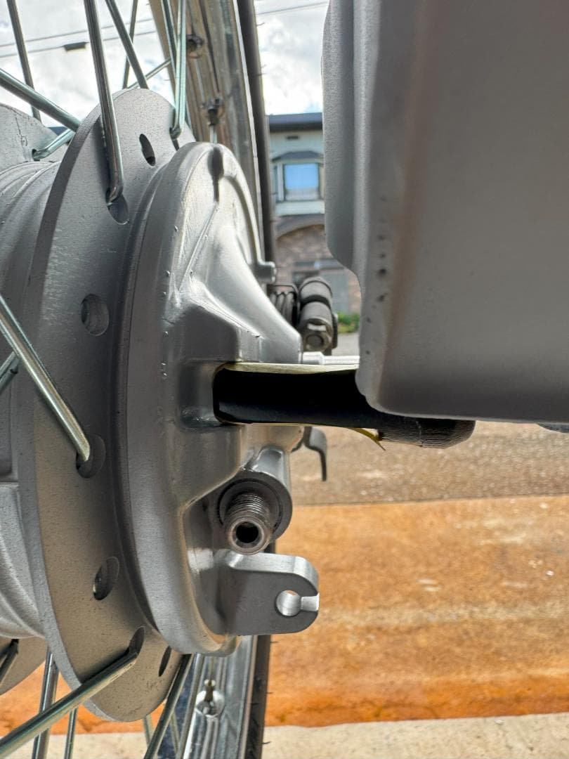 健*郎様 スーパーカブ ワイドフロントフォーク 純正ハブ対応 フル