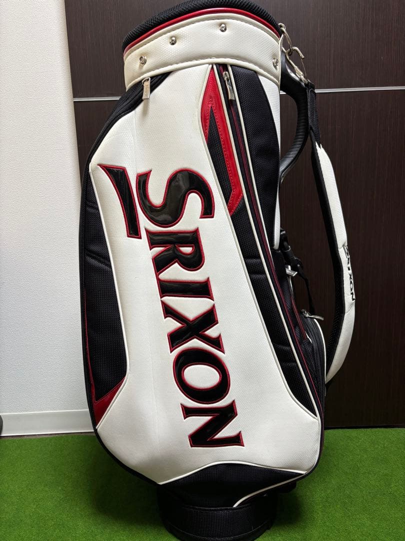 【最終値下げ】Srixon キャディバッグ ホワイト/ブラック/レッド SRIXON スリクソン メジャー大会限定キャディバック GGC-S199L