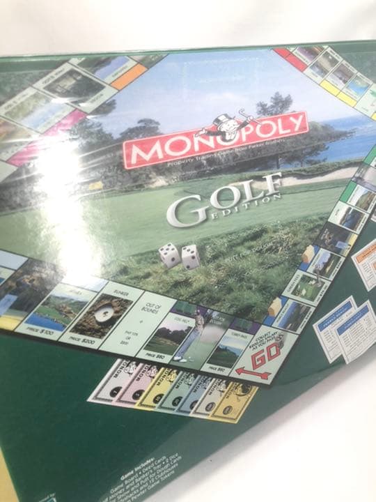 レア物 モノポリー ゴルフ Monopoly Golf 英語版