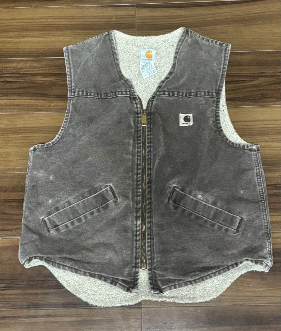 Carhartt ボアライニング付き ダックベスト　Made in USA 楽天市場】【最短即日発送】クーポンで最大20%OFF☆Carhartt