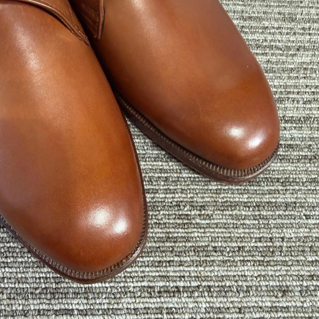 美品　2回使用　英国製 ラルフローレン レザー シューズ 24.0cm 革靴