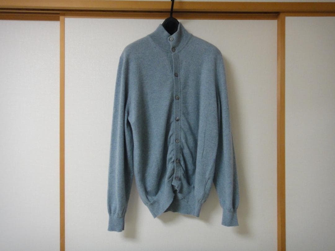 KIKI　FEDELI フェデーリ　カシミヤ100%　カーディガン　ブルー KIKI様専用 FEDELI フェデーリ カシミヤ100% カーディガン ブルー