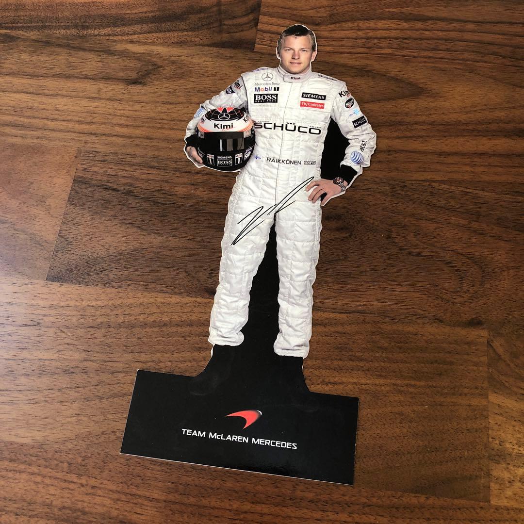 キミ・ライコネン 直筆&印刷サイン入りドライバーズカード - メルカリ