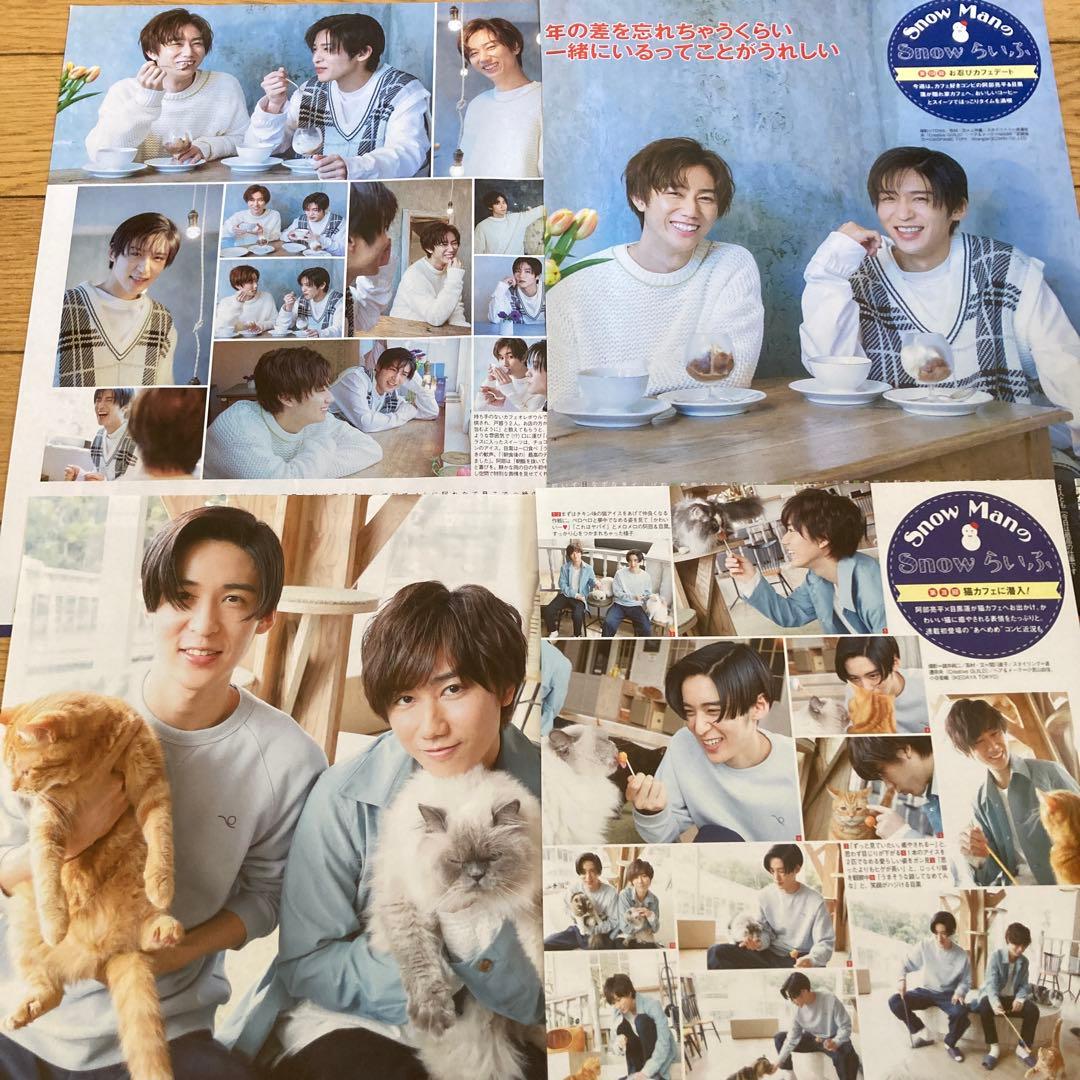 青*様 ☆目黒蓮＆阿部亮平☆めめあべ完全版☆切り抜きファイル32P