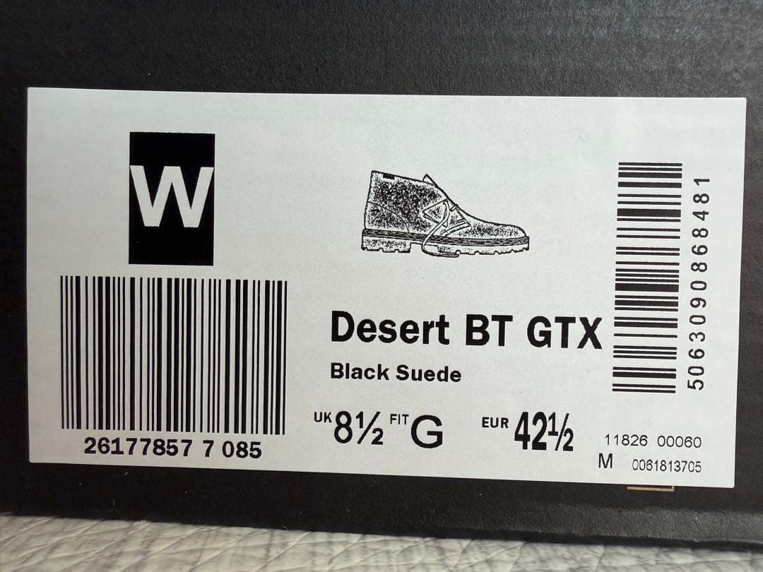 26.5cm クラークス Clarks Desert BT GTX ゴアテックス