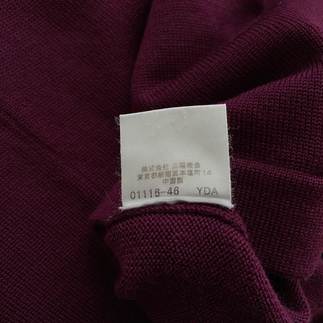 バーバリー ロンドン ノバチェック ロゴ刺繍 ニット カーディガン 15