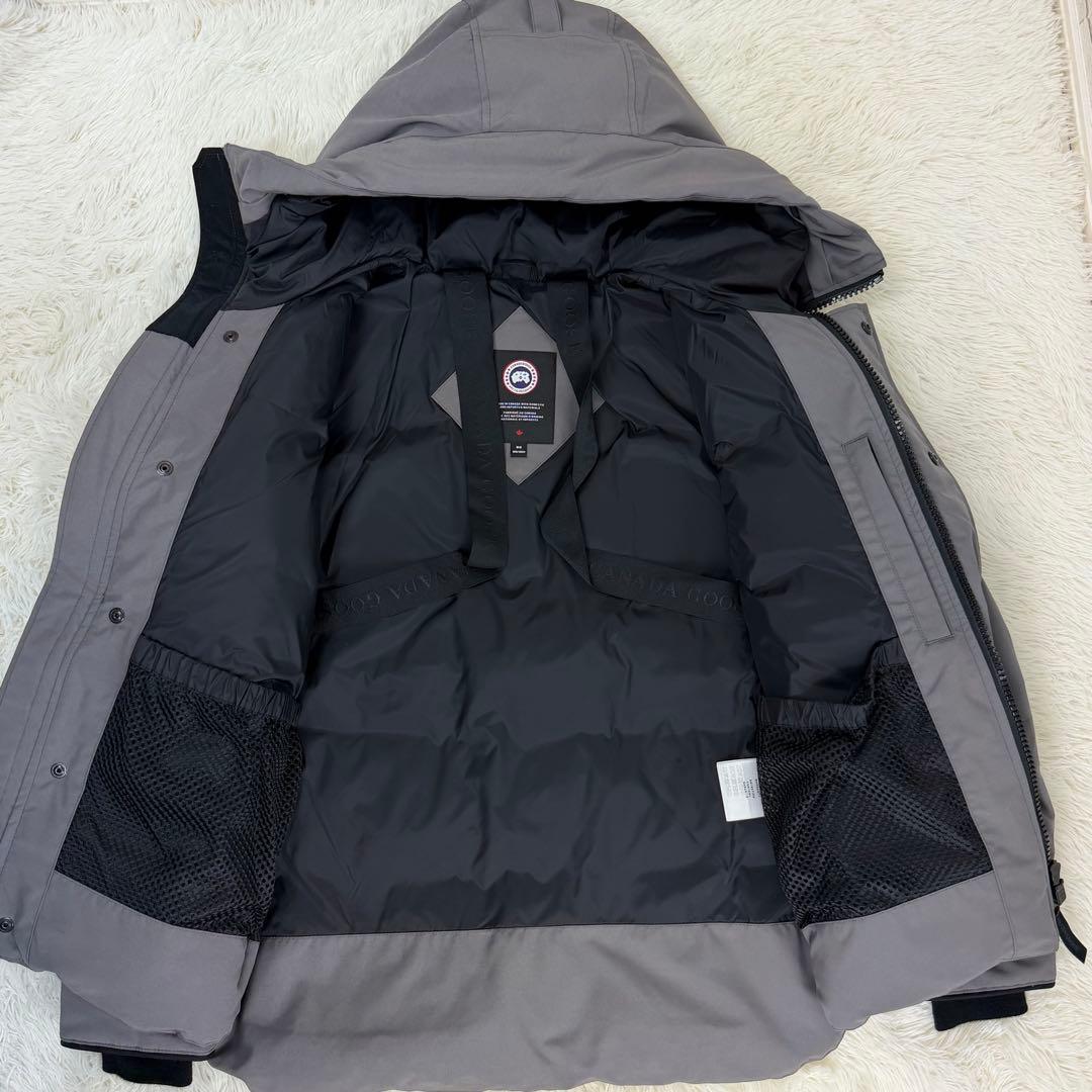 現行品/美品】カナダグース マクミランパーカ ブラックレーベル グレー