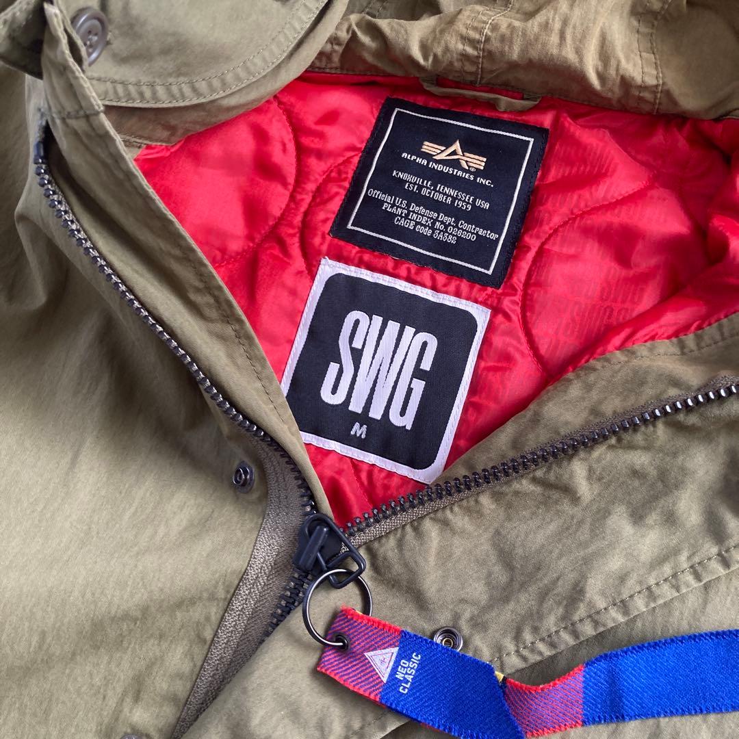swagger alpha スワッガー アルファ モッズコート M-51 米軍 - メルカリ