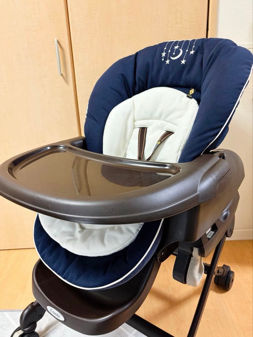 Combi ネムリラ ハイローチェア 手動 バースデイ限定 ベビーチェア