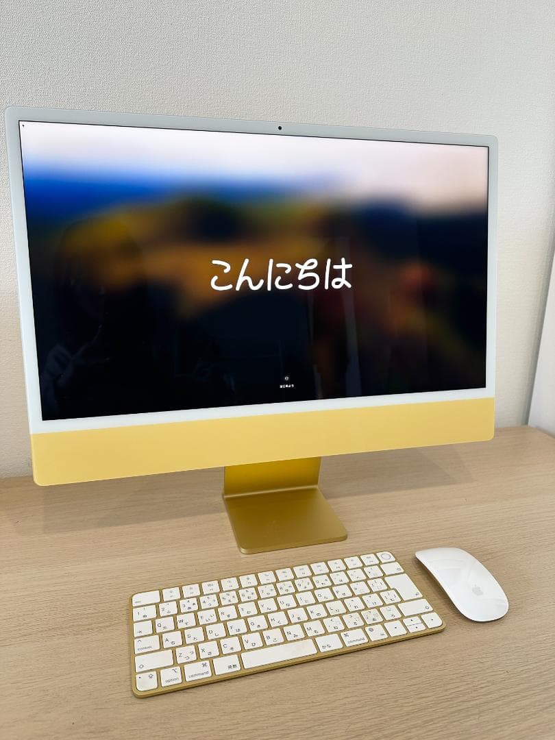 iMac 24インチ M1【SSD1TB/16GB】イエロー - メルカリ