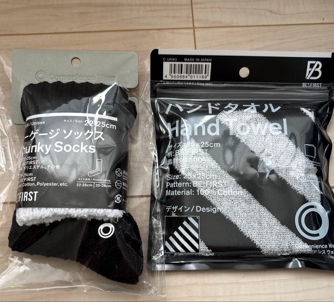 BE:FIRST ビーファースト ファミマ ハンドタオル ソックス - メルカリ