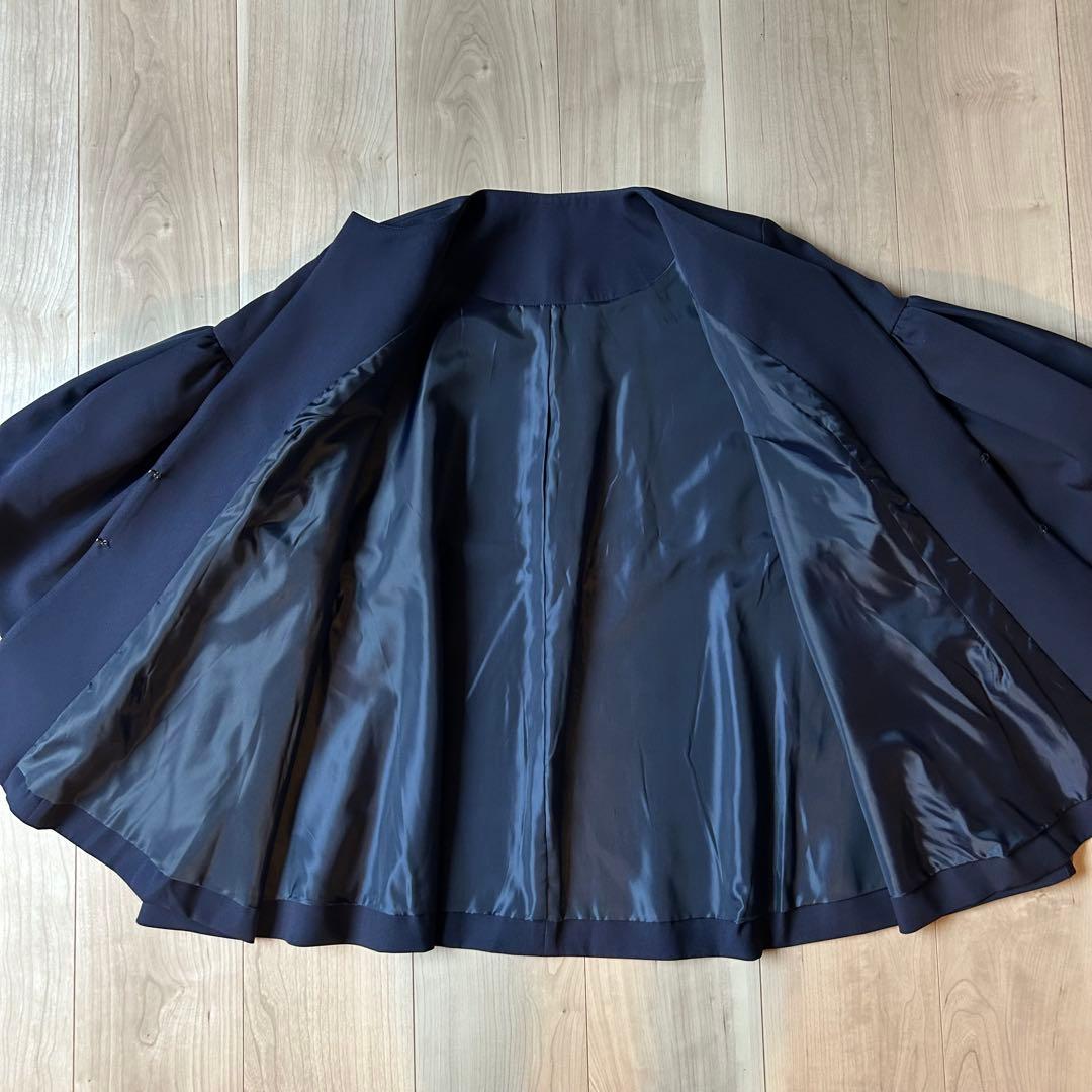 新品＊ルイルエブティック完売品ノーカラーフレアースリーブジャケット