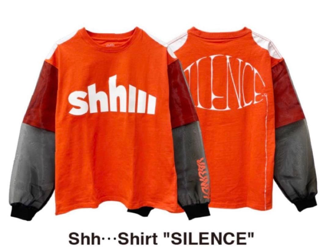 即日発送Shh…Shirt \"SILENCE\" Mサイズ