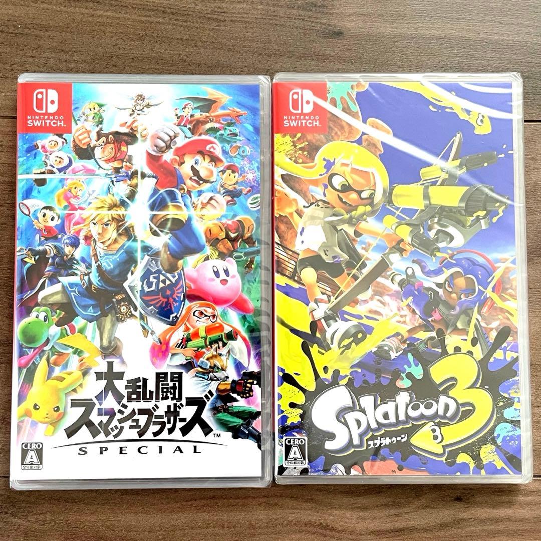 Nintendo Switch スプラトゥーン3とスマブラのセット Amazon新生活セール】Nintendo Swichソフト「スプラ3」や「スマブラ