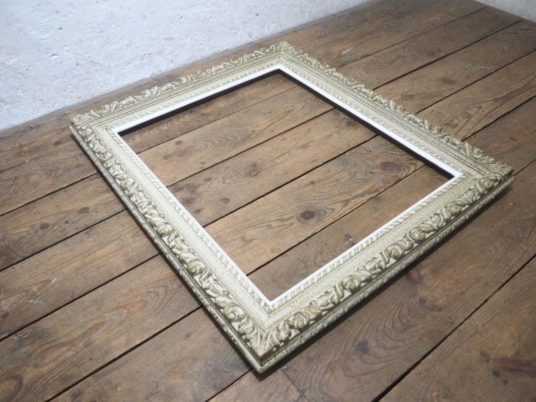 1284 レトロな額縁 F20 アートフレーム 油彩 水彩 画材 ビンテージ