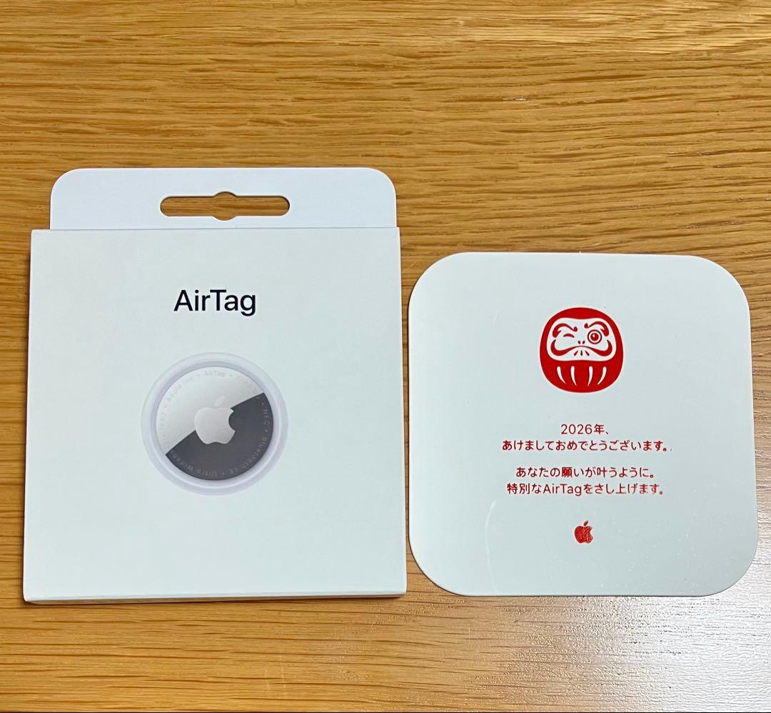 新品・未開封】Apple AirTag 本体 2026年だるまデザイン - メルカリ