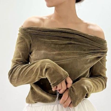 2025AW新作】デコルテタックフロッキーチュールトップス FRAY I.D