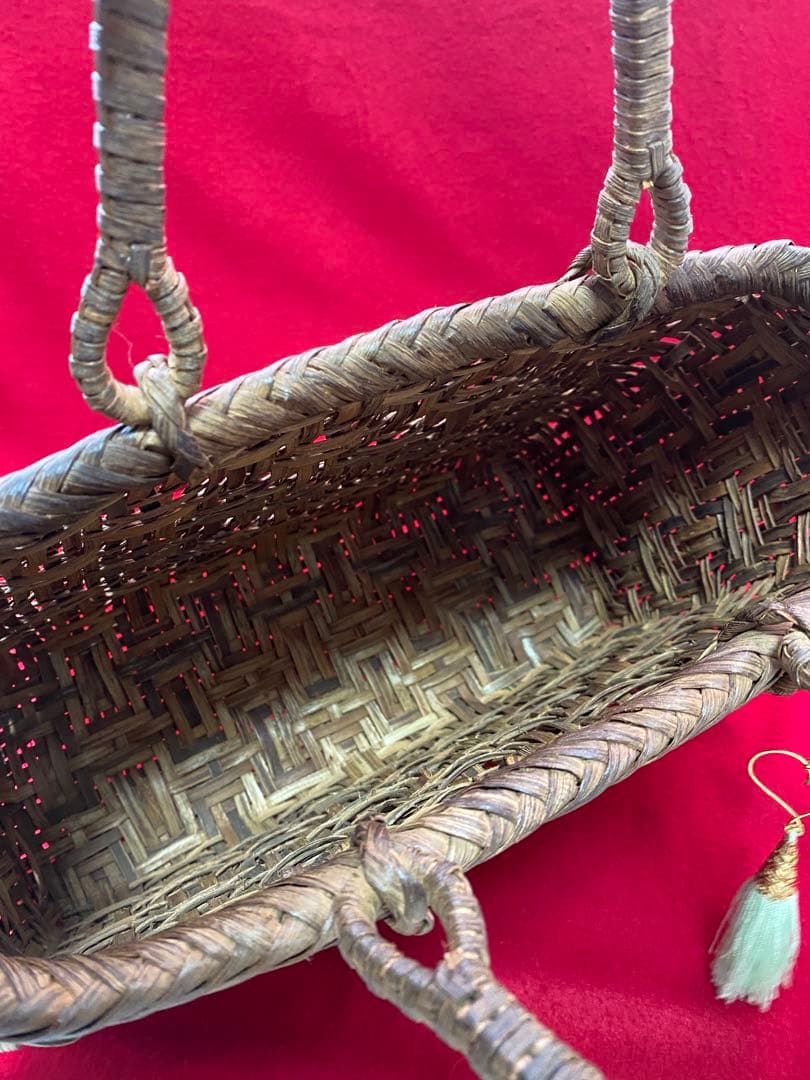 宮本工芸 山葡萄かごバッグ 国産品 桝あじろ編み 美の壺 伝統工芸品 山