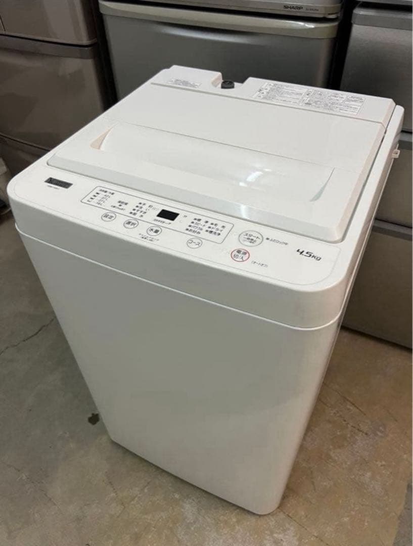 【高年式】2021年式 4.5kg YAMADA 洗濯機 YWM-T45H1