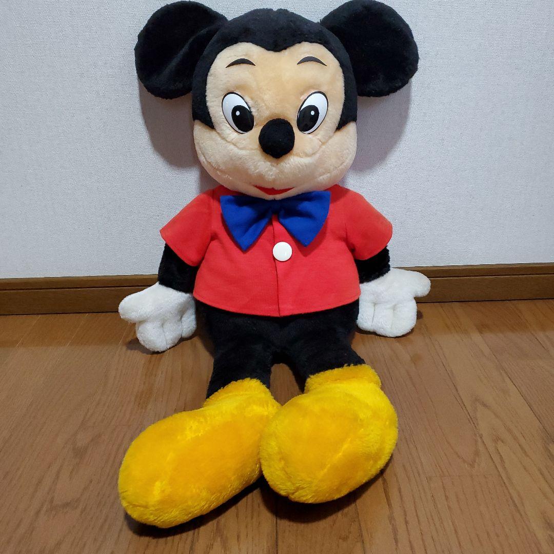 ミッキーマウス ぬいぐるみ 昭和レトロ ウォルトディズニーカンパニー