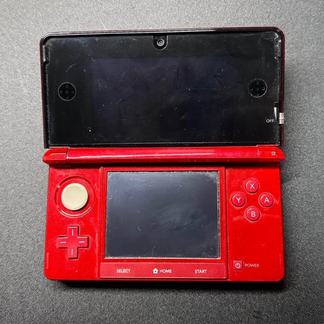 Nintendo 3DS 本体 フレアレッド - メルカリ
