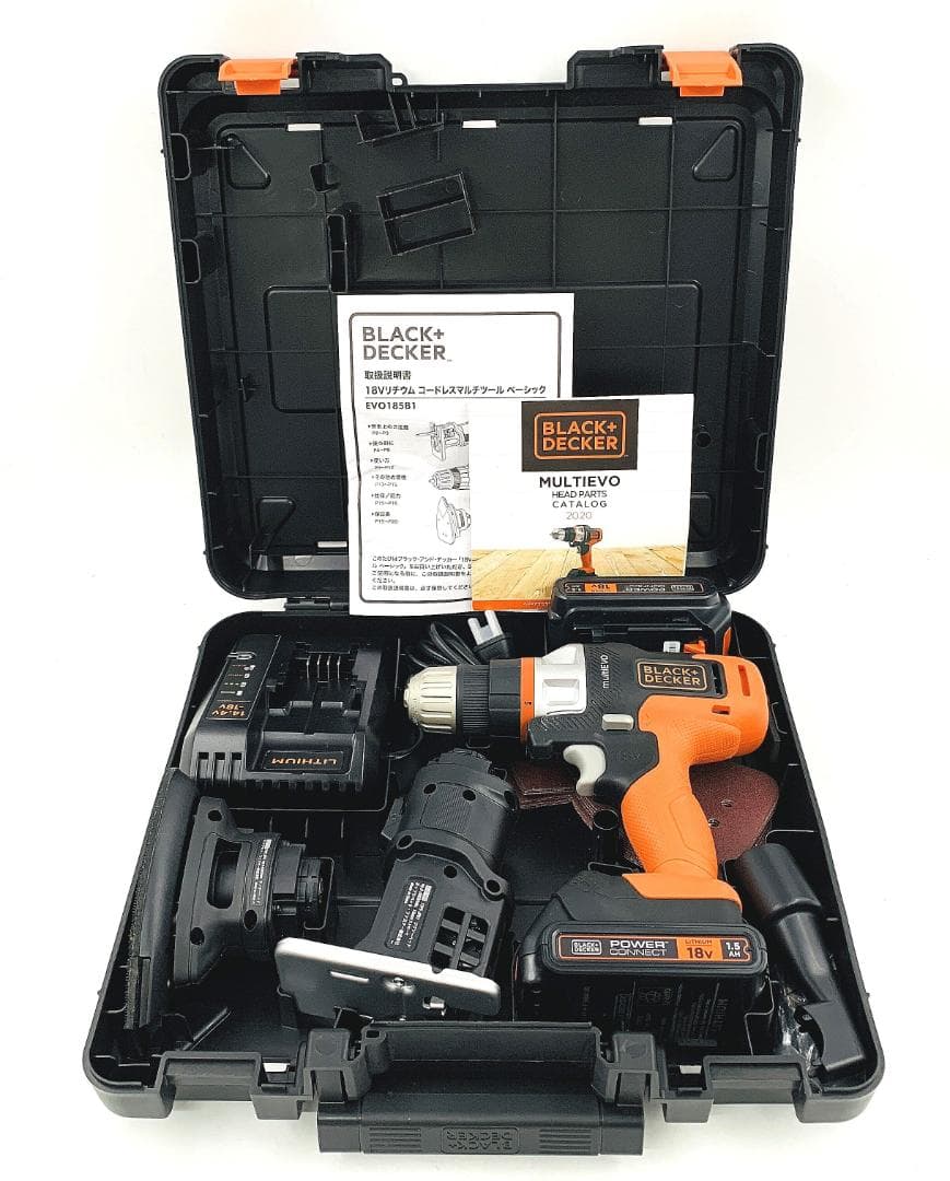 展示品 ブラック＆デッカー マルチツールプラス 18V EVO185P1JP - メルカリ