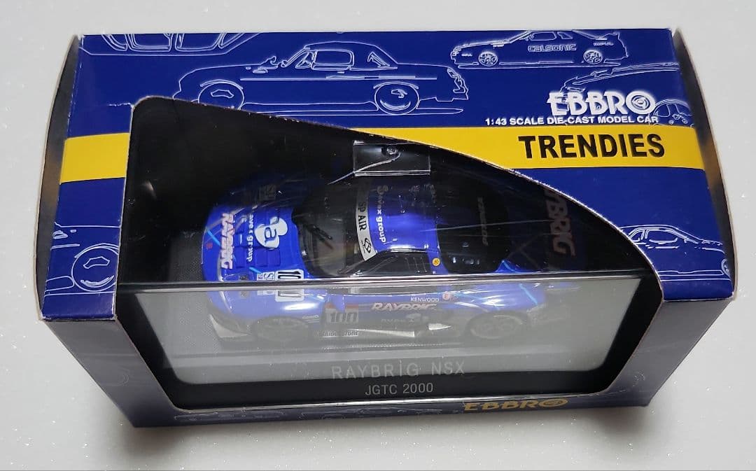 エブロ1/43 RAYBRIG NSX JGTC 2000 avex #100 - メルカリ