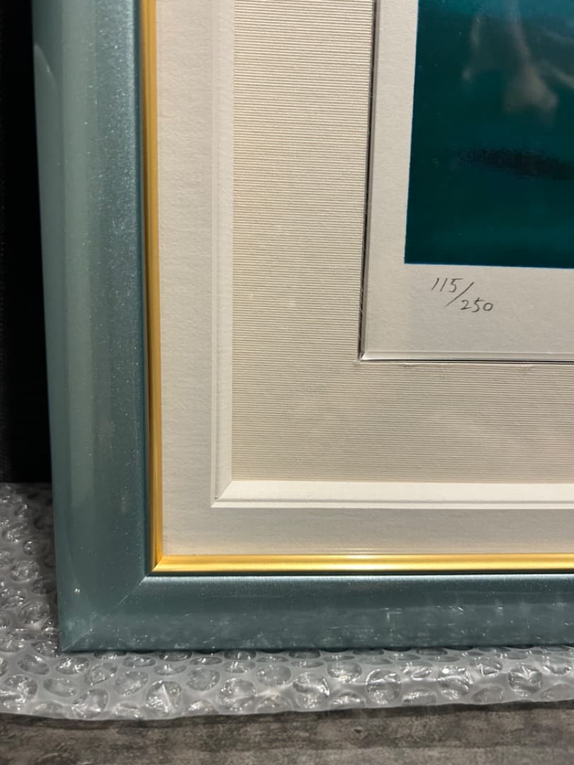 松本零士1000年女王「伝説の環」シルクスクリーン直筆サイン版画 銀河