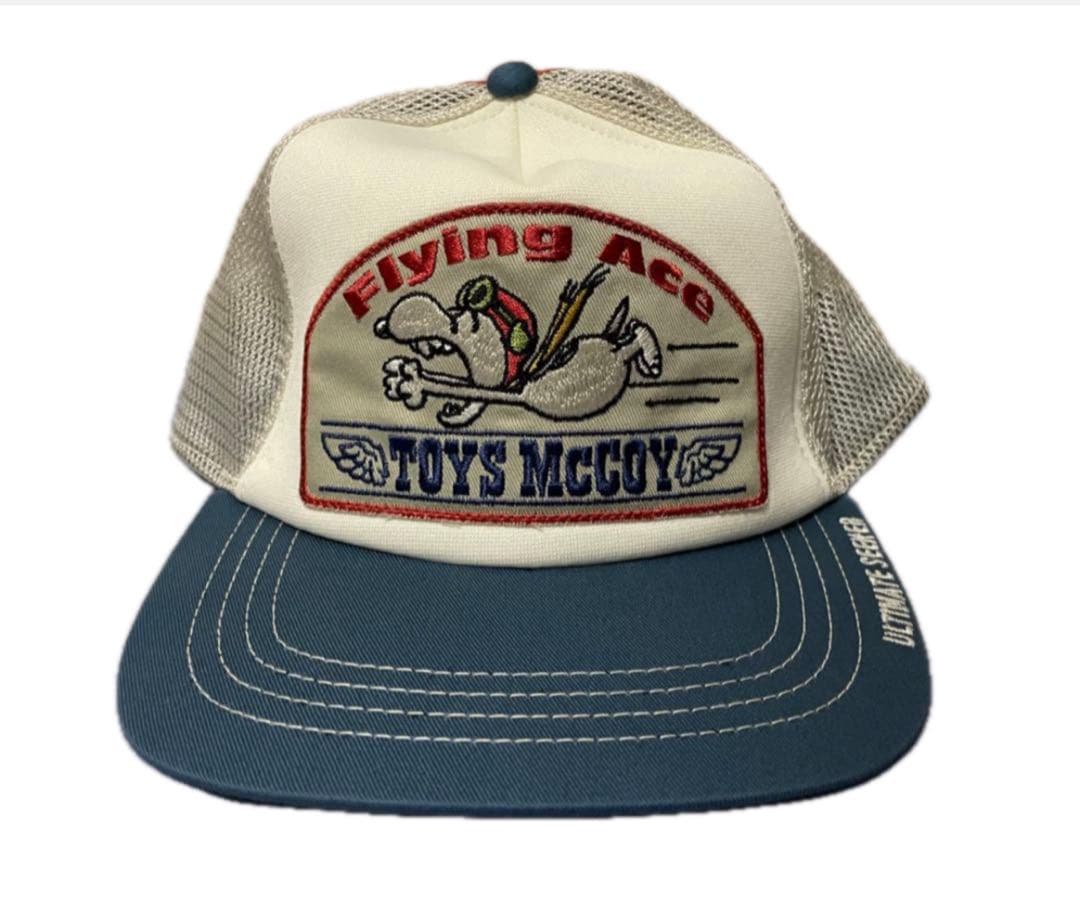 ネ*ね様 美品 TOYS McCOY トイズマッコイ キャップ　スヌーピー マッ TOYS McCOY（トイズマッコイ） デニムキャップ スヌーピー 帽子 10oz